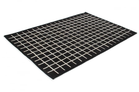 Covor kilim geometric negru-ivory|Covoare moderne premium [2]