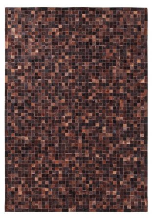 Textile - Covor modern din piele patchwork|Covoare din piele premium