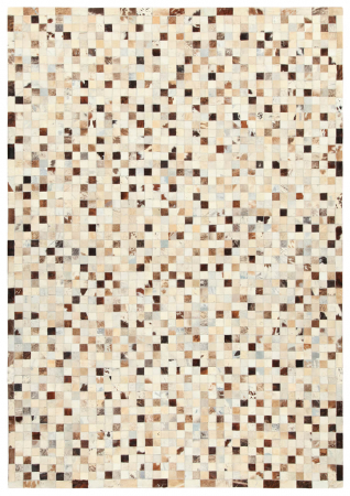 Textile - Covor modern din piele patchwork|Covoare din piele premium