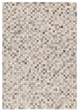 Textile - Covor modern din piele patchwork|Covoare din piele premium