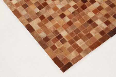 Covor modern din piele patchwork|Covoare din piele premium [1]