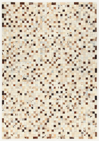 Textile - Covor modern din piele patchwork|Covoare din piele premium
