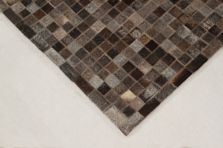 Covor modern din piele patchwork|Covoare din piele premium [1]