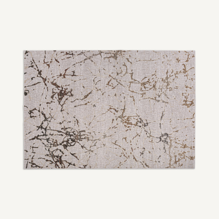 Covorul din poliester in tonuri neutre pentru dining si living Usune 290x200x1 cm [0]