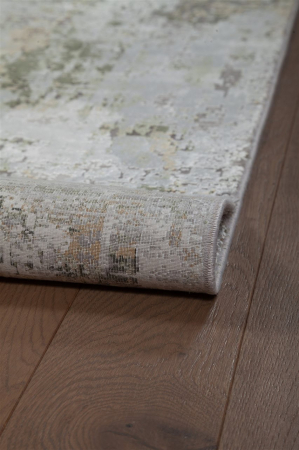 Covor modern minimalist bej verde|Covoare elegante premium [14]