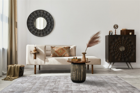 Covor modern minimalist crem bej|Covoare elegante premium [7]