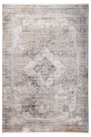 Textile - Covor clasic crem-gri mic|Covoare elegante tridimensionale