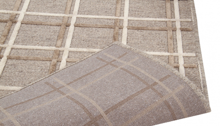 Covor geometric bej-tabacco Mayfair|Covoare moderne cu textura 3D [4]