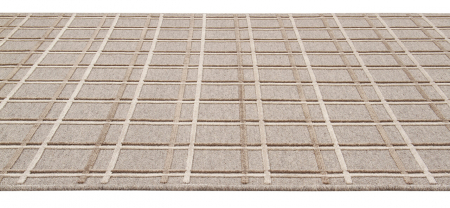 Covor geometric bej-tabacco Mayfair|Covoare moderne cu textura 3D [3]