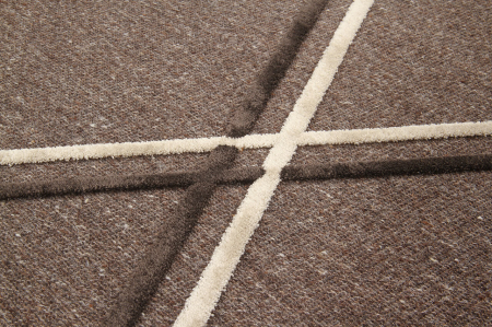Covor geometric tabacco-ivory Mayfair|Covoare moderne cu textura 3D [6]