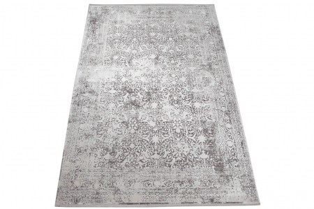 Covor modern impunator gri crem|Covoare premium contemporane [1]