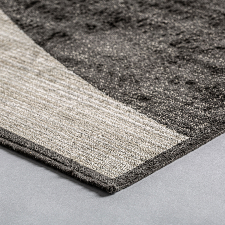 Covor dreptunghiular bej cu design abstract organic – fluiditate vizuală și rafinament [1]