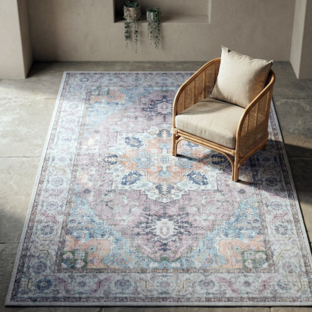 Textile - Covor dreptunghiular cu model clasic multicolor 200x300 cm