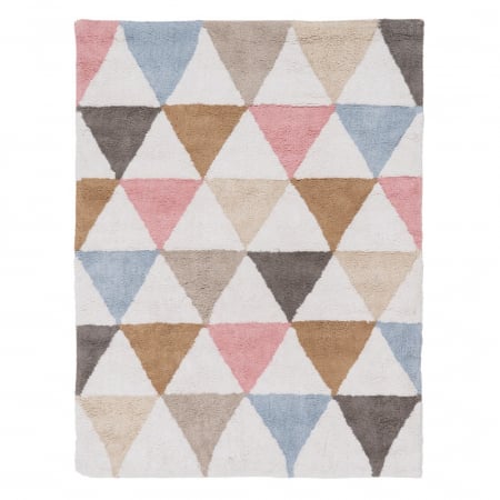 Covoare - Covor dreptunghiular bumbac geometric|Covoare elegante pentru interioare stilate