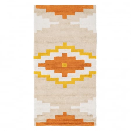 Covoare - Covor dreptunghiular bumbac Azteca|Covoare decorative pentru amenajari stilate