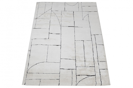Covor modern geometric alb|Covoare moderne premium [1]