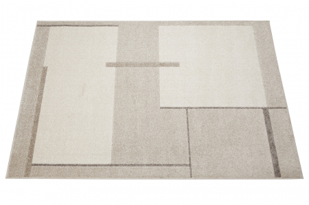 Covor modern geometric bej ivory|Covoare moderne premium [1]
