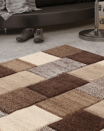 Covor geometric Ray bej-maro XXL|Covoare moderne extra mari [6]