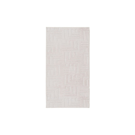 Covor geometric crem in relief | Covoare elegante