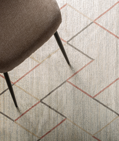 Covor geometric poliester bej KADRA – titlu imagine principală [2]