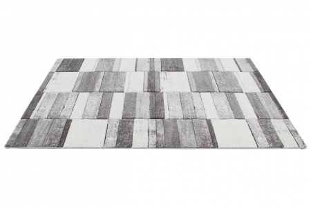 Covor modern geometric gri alb|Covoare moderne premium [3]