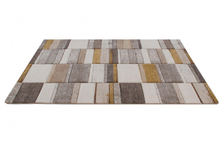 Covor geometric contemporan gri-bej|Covoare moderne premium [3]
