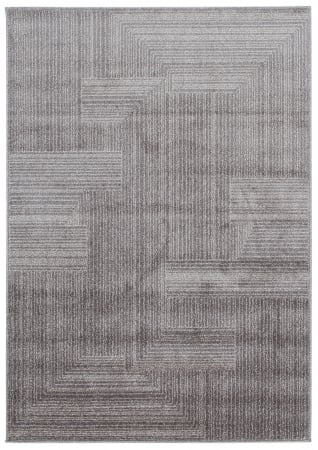 Textile - Covor geometric mare gri|Covoare moderne XL