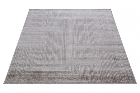 Covor geometric mare gri|Covoare moderne XL [1]