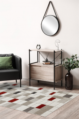 Covor modern geometric ivory|Covoare moderne premium [7]