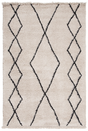 Covoare - Covor berber geometric alb|Covoare moderne premium