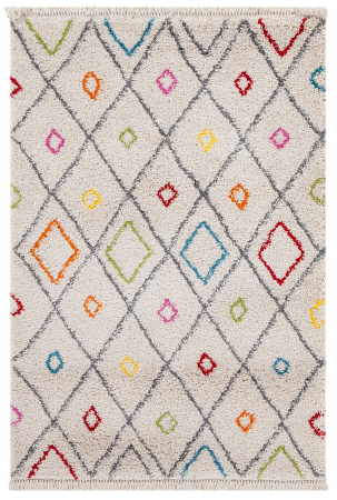 Textile - Covor berber traditional alb|Covoare moderne premium