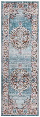 Covor clasic oriental albastru deschis|Covoare versatile premium [8]