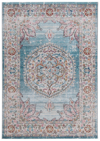 Covoare exterior - Covor clasic oriental albastru deschis|Covoare versatile premium