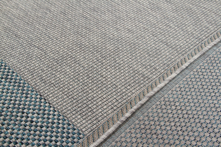 Covor modern geometric albastru-gri|Covoare versatile premium [6]