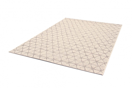 Covor geometric mare sampanie-taupe|Covoare interior-exterior XL [3]