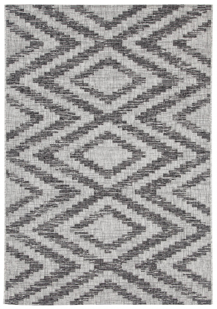 Covoare exterior - Covor etnic modern gri|Covoare versatile premium