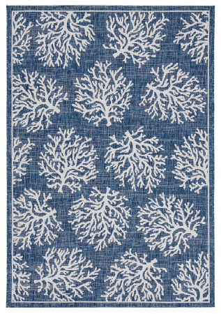 Covoare exterior - Covor modern marin albastru|Covoare versatile premium