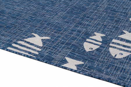 Covor modern marin albastru|Covoare versatile premium [4]