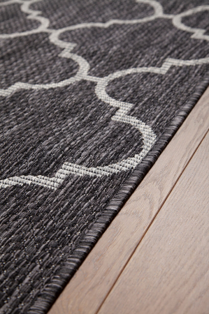 Covor rustic modern negru|Covoare versatile premium [2]
