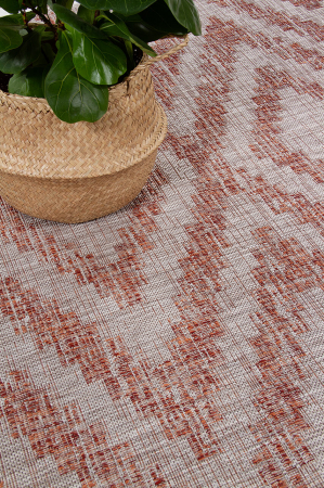 Covor etnic modern teracota|Covoare versatile premium [5]