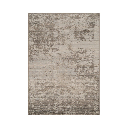 Covoare - Covor living gri din viscoză cu model abstract texturat