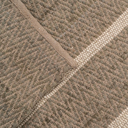 Covor mare din bumbac cu dungi gri-bej 200x300 cm [4]