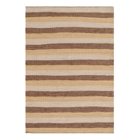 Textile - Covor din bumbac cu dungi naturale 200x300 cm