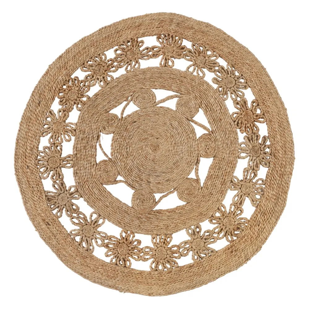 Textile - Covor rotund meditativ - Covoare fonoabsorbante naturale