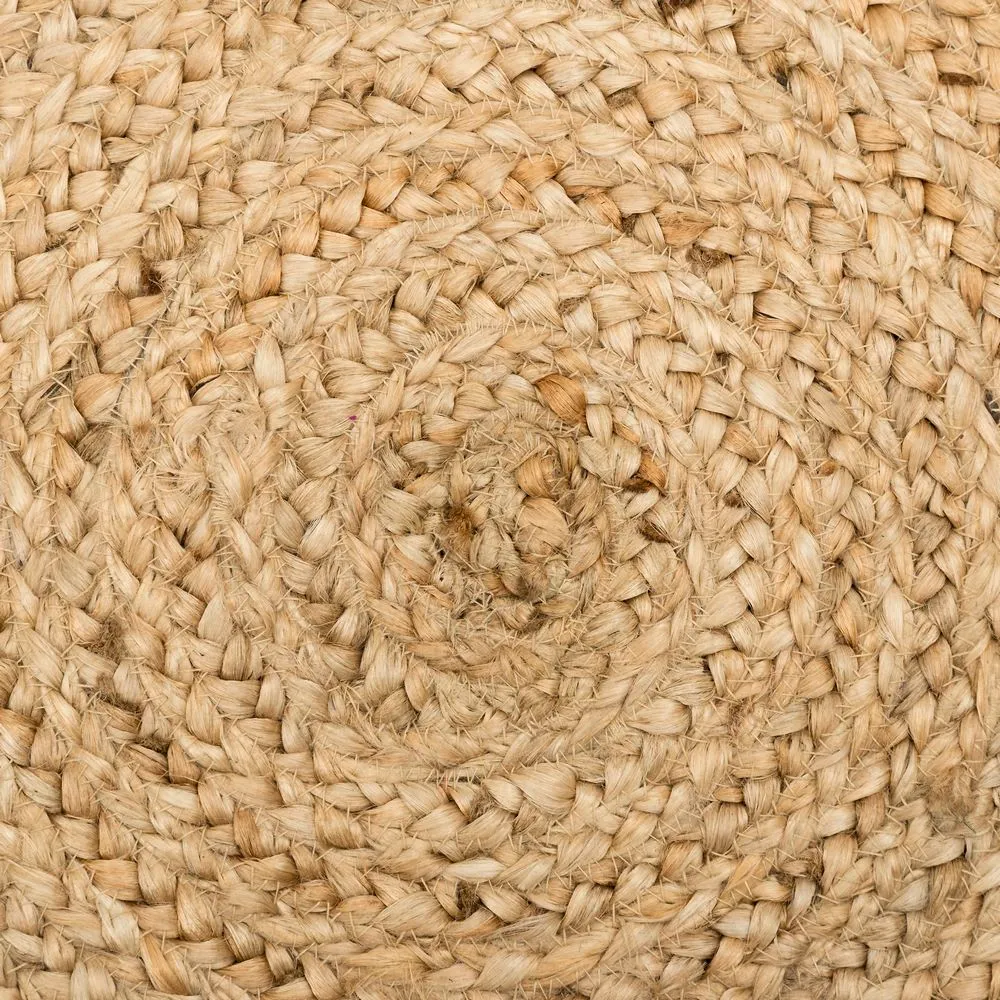 Covor Rotund Mare din Iuta | Covoare Decorative Naturale [2]