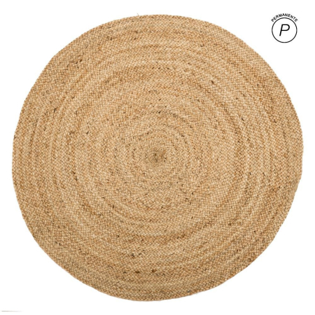 Coastal - Covor Rotund din Iuta Natural | Covoare Rustice Decorative