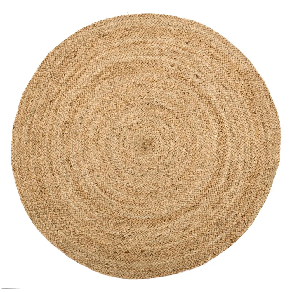 Covoare - Covor Rotund din Iuta Natural | Covoare Rustice Decorative