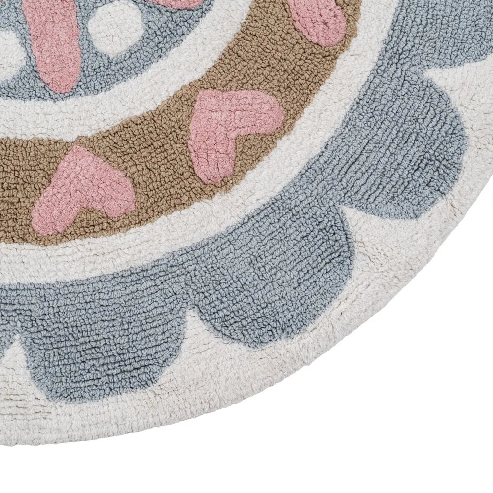 Covor Rotund Mandala din Bumbac | CreativDeco [2]