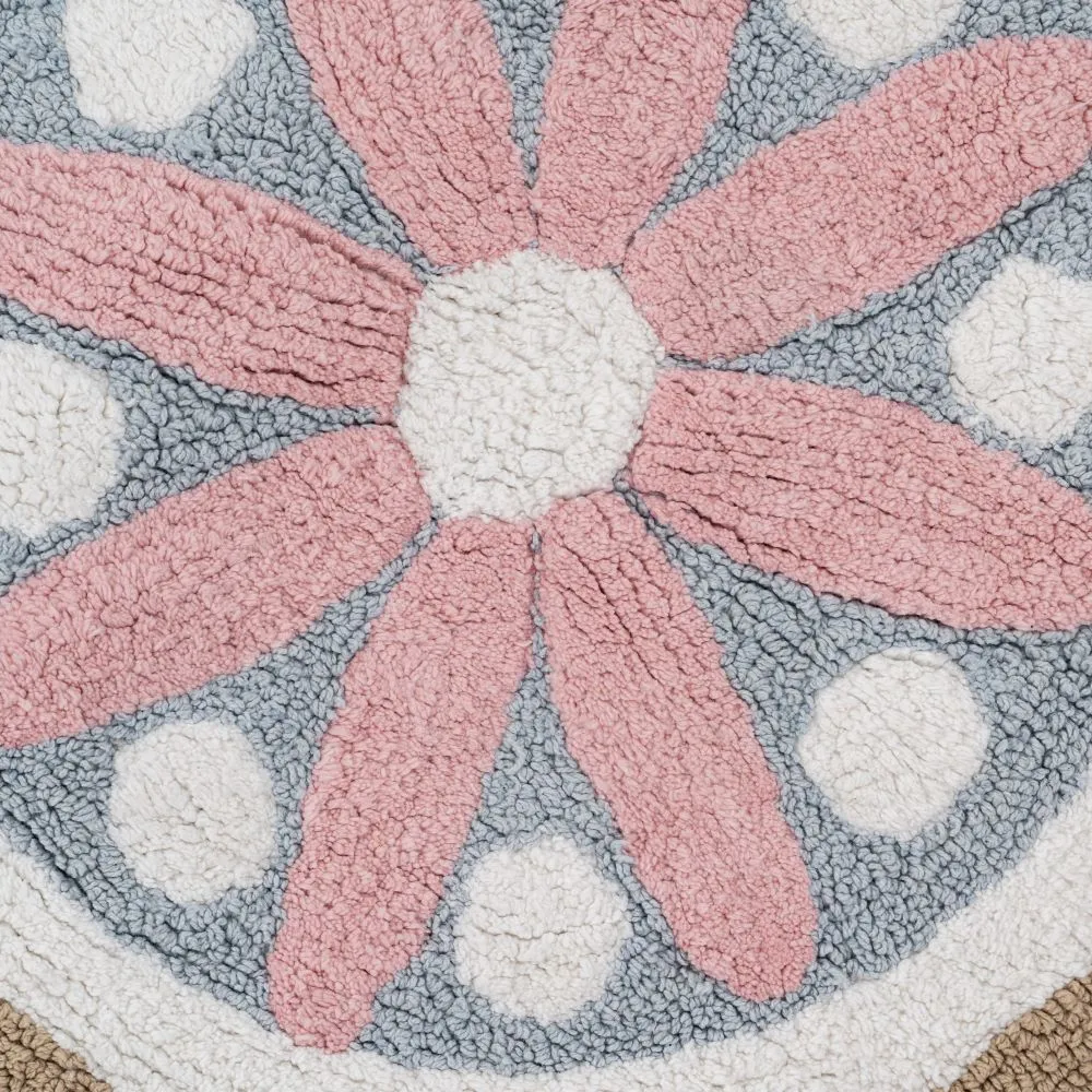 Covor Rotund Mandala din Bumbac | CreativDeco [3]