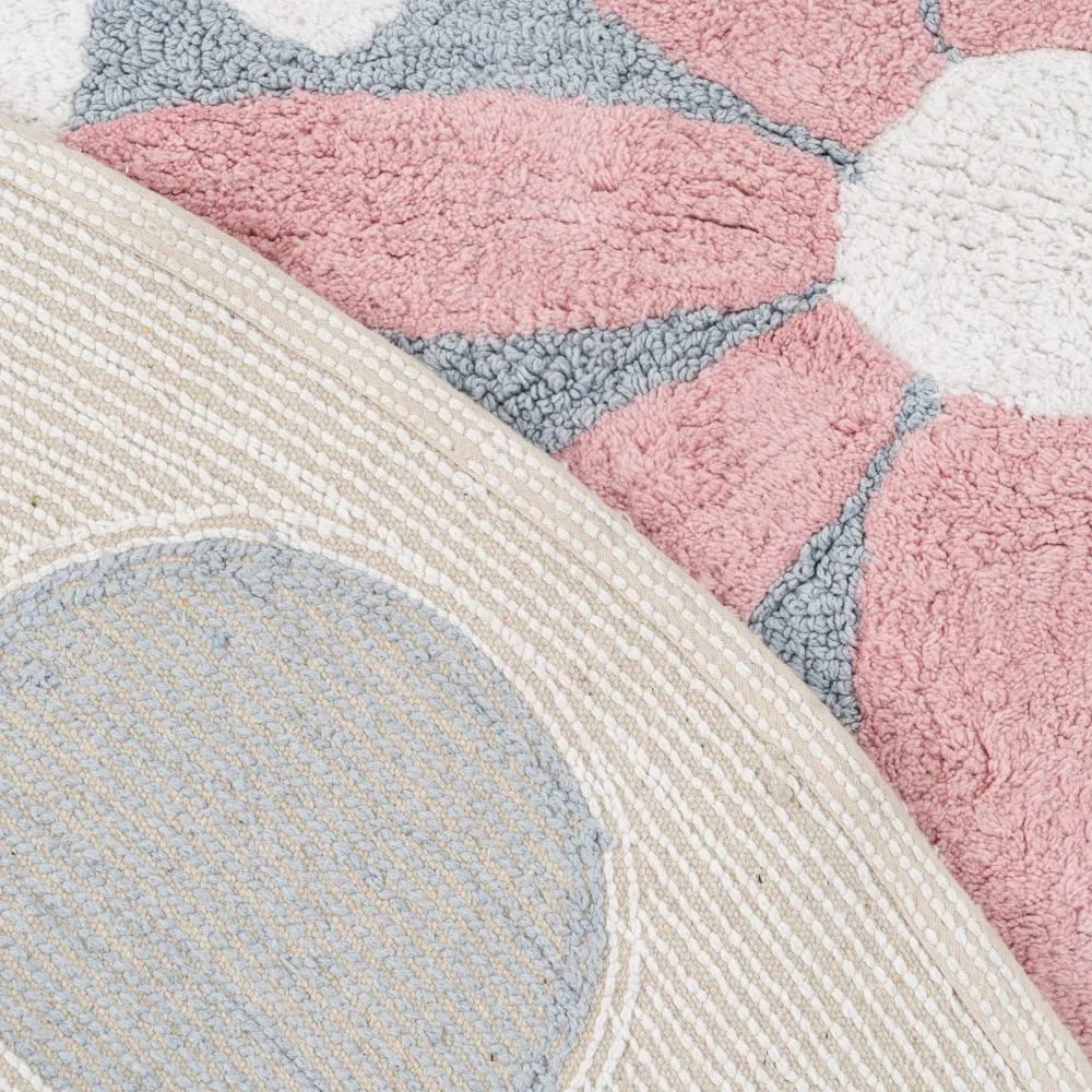 Covor Rotund Mandala din Bumbac | CreativDeco [4]